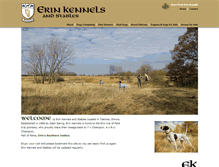 Tablet Screenshot of erinkennels.com